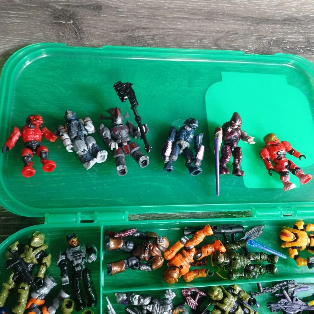 HALO Mega Bloks HUGE LOT of 20+ Figures & Weapons TOY like LEG0 +‎ Loose ZB
